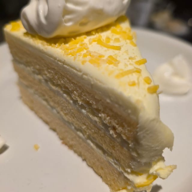 Lemon Cream Layer Cake.
