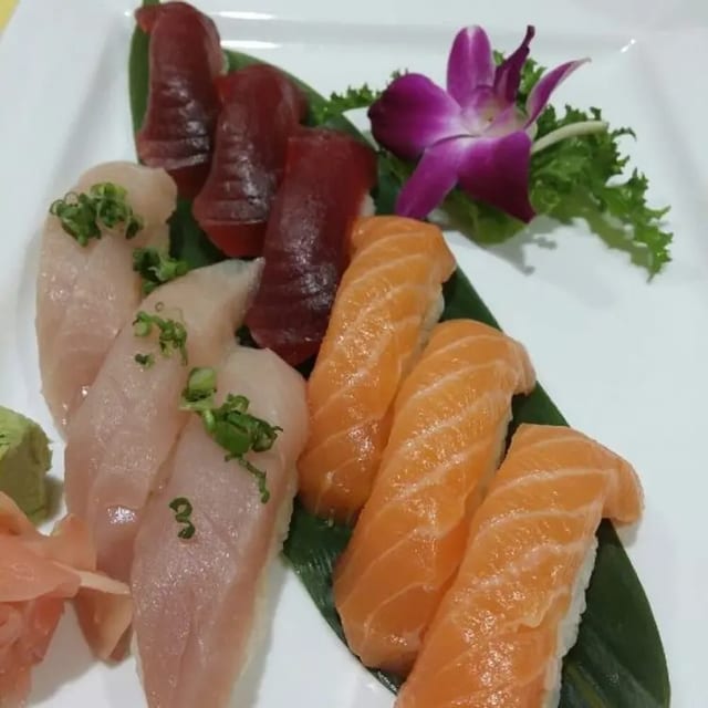 Tri-Colored Sushi.