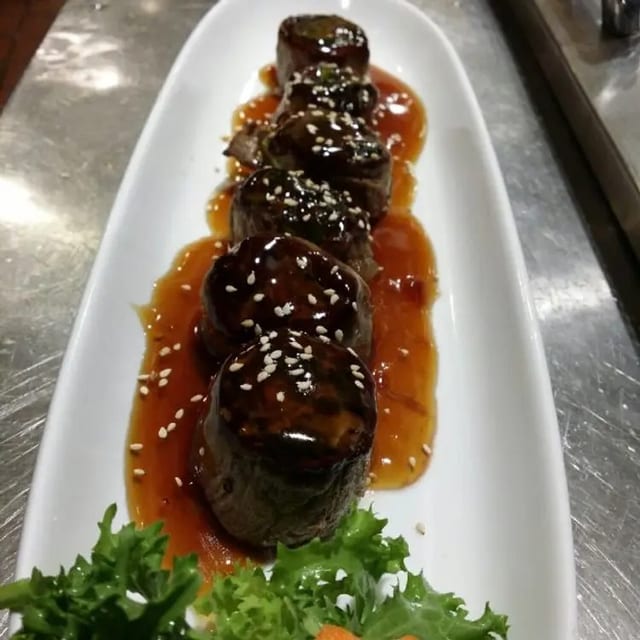 Beef Nagimaki Appetizer.