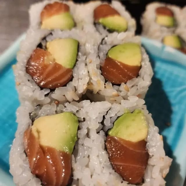 Salmon Avocado Roll.
