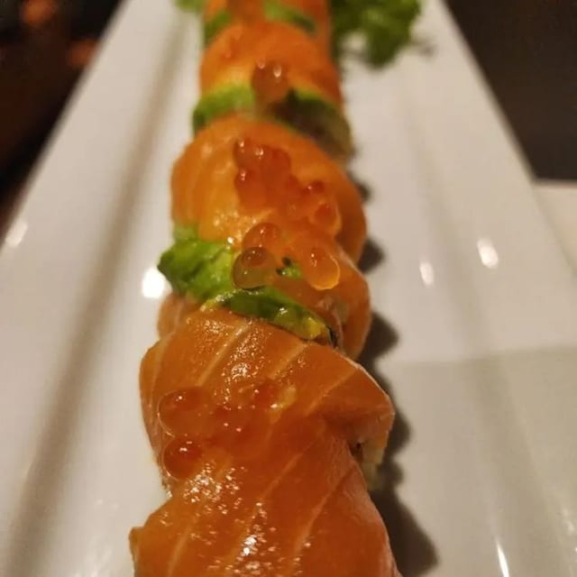 Dancing Salmon Roll.