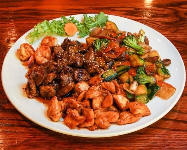 Chicken & Steak Hibachi.